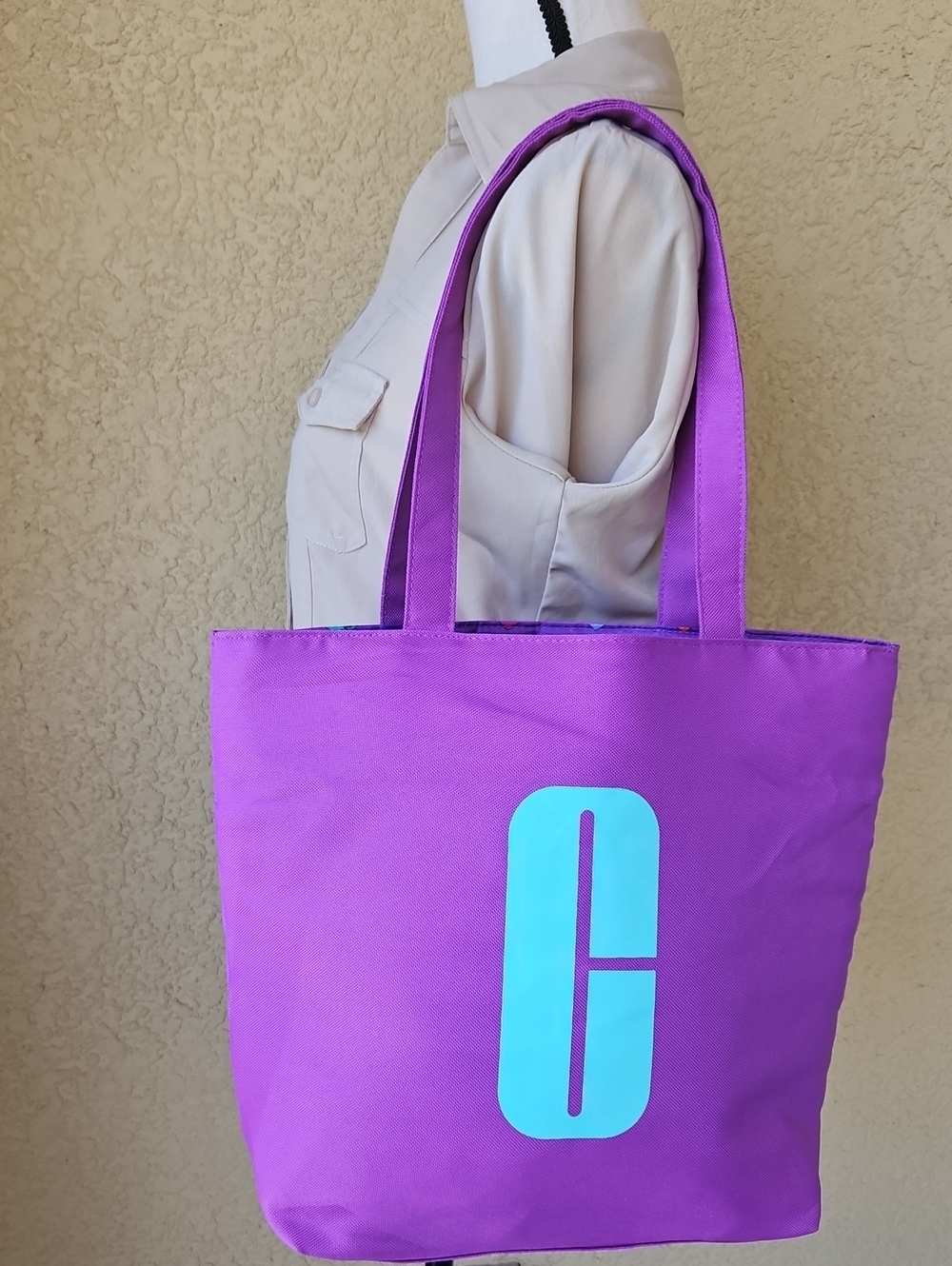 Clinque Soft Sided Cloth Tote Bag - Reversible - Limited Edition